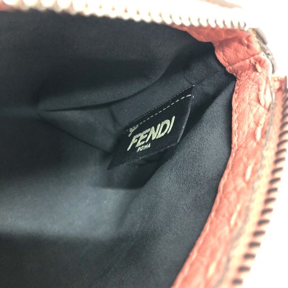 Fendi 8N0114 Cosmetics Pouch makeup pouch Pouch pink SilverHardware